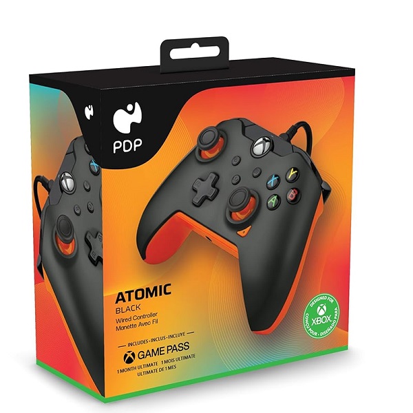 دسته بازی مخصوص XBOX PDP طرح ATOMIC BLACK