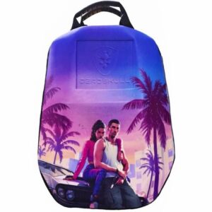 کیف کوله ای کنسول بازی NAKHLCASE PS5 Slim طرح GTA VI