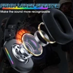 هدست سیمی گیمینگ اونیکوما Gaming Headset Onikumam X12