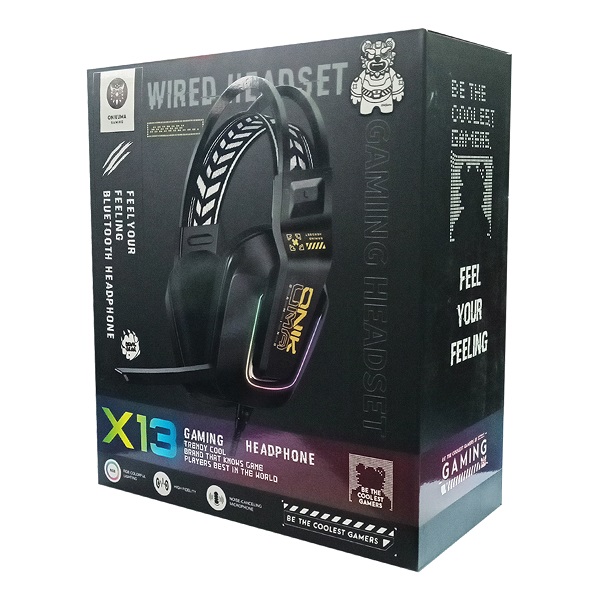 هدست سیمی گیمینگ اونیکوما Gaming Headset Onikumam X13