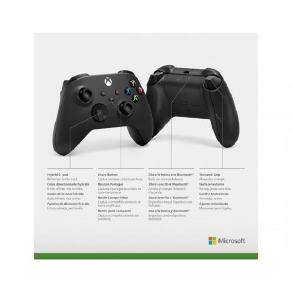دسته ایکس باکس سری Xbox Core Controller رنگ مشکی Carbon Black