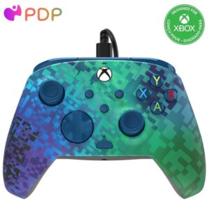 دسته بازی مخصوص XBOX PDP طرح Rematch Glitch Green