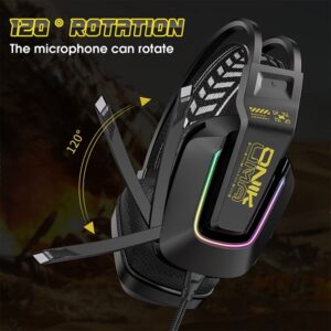 هدست سیمی گیمینگ اونیکوما Gaming Headset Onikumam X13
