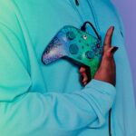 دسته بازی مخصوص XBOX PDP طرح Rematch Glitch Green