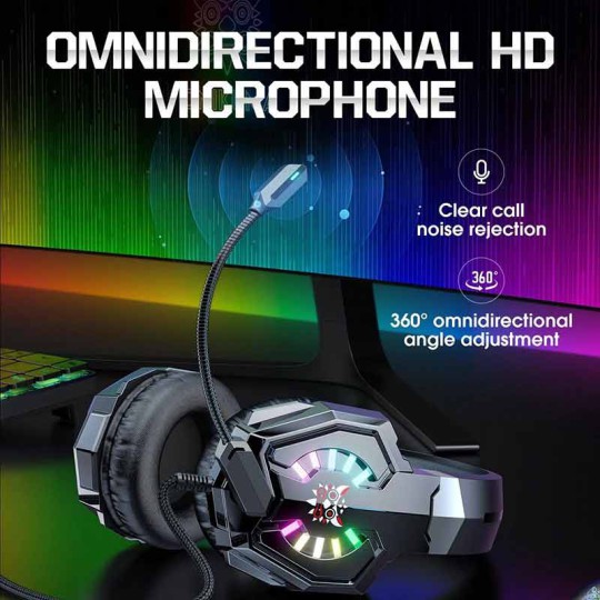 هدست سیمی گیمینگ اونیکوما Gaming Headset Onikumam X32