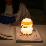 چراغ خواب طرح اردک بامزه Cute duck design bedside lamp