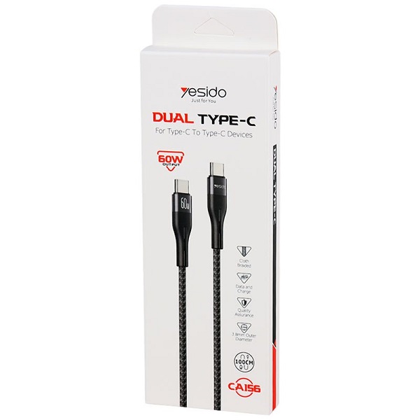 کابل تبدیل Type C به Type Cیسیدو YESIDO CA156