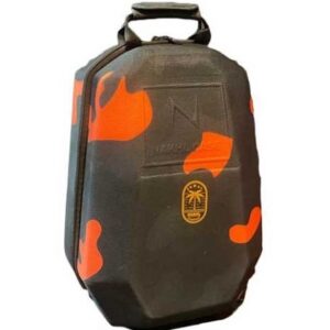کیف کوله ای کنسول بازی NAKHLCASE PS5 Slim رنگ نارنجی مشکی ارتشی