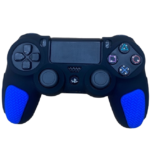 کاور دسته ضد لغزش مشکی آبی برای PS4
