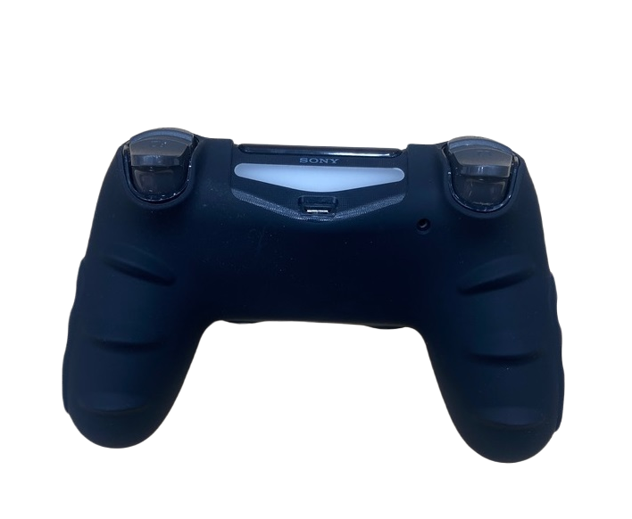 کاور دسته ضد لغزش مشکی آبی برای PS4