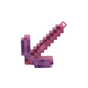 جاکلیدی کلنگ چراغ دار بنفش ماینکرفت Minecraft