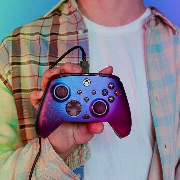 دسته بازی مخصوص XBOX PDP طرح Rematch Purple Fade