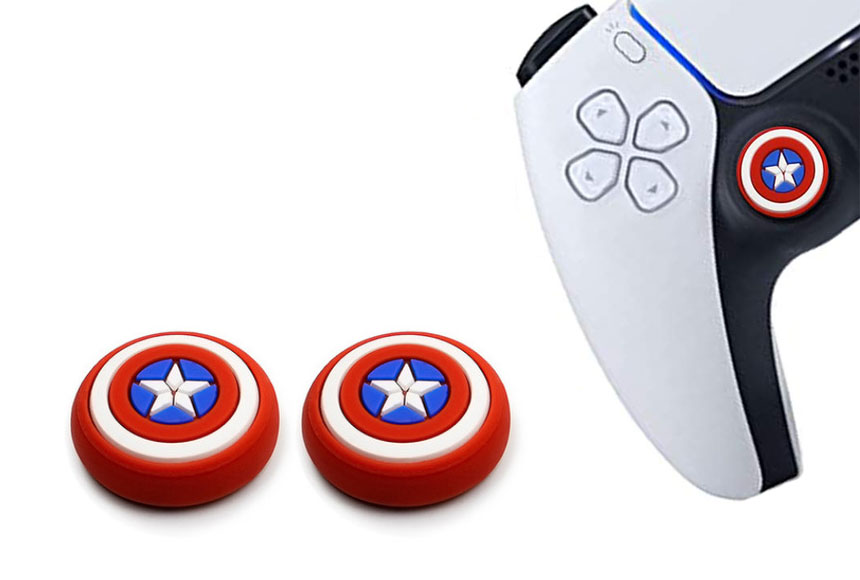 روکش آنالوگ دسته بازی بسته دو عددی کاپیتان آمریکا Captain America