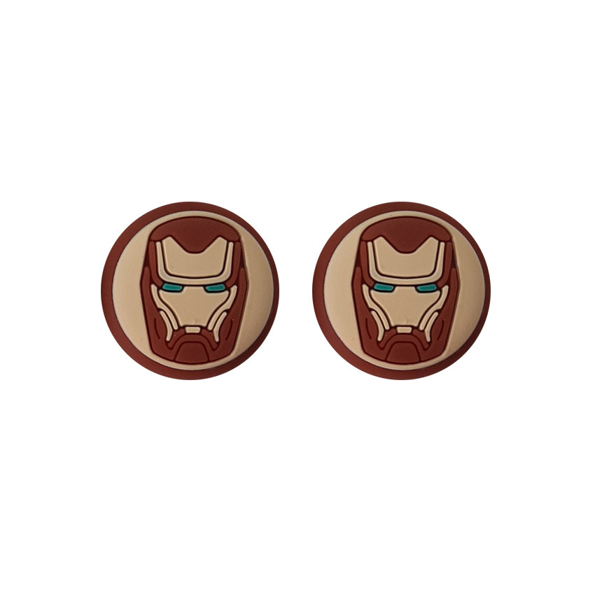 روکش آنالوگ دسته بازی بسته دو عددی طرح مرد آهنی Iron Man