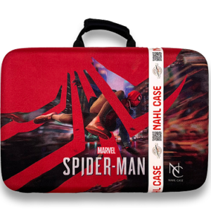 کیف دستی ps5 اسلیم استاندارد نهل طرح spiderman1