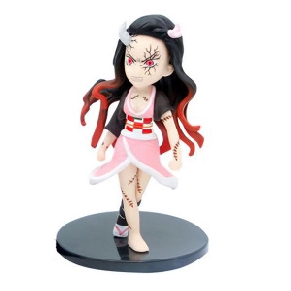 فیگور انیمه شیطان کش طرح نزوکو کامادو Nezuko Demon Slayer پایه مشکی