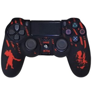 کاور دسته برای PS4 طرح GOD OF WAR قرمز مشکی